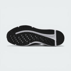 Outsole View: Showing the durable rubber traction pattern designed for consistent pavement grip.