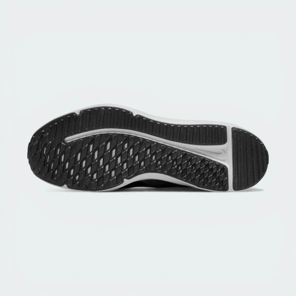 Outsole View: Showing the durable rubber traction pattern designed for consistent pavement grip.