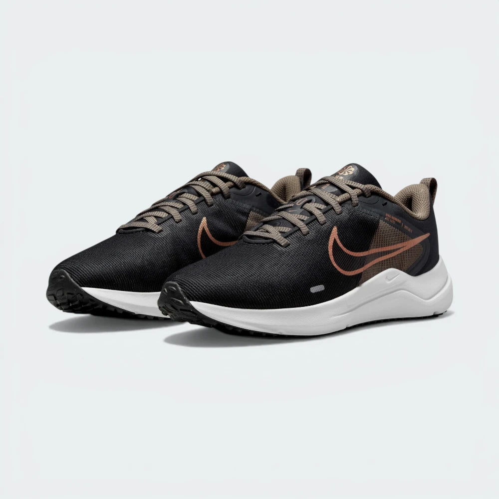 Angle View Showing Both Pair Side by Side: Emphasising the lightweight silhouette and the sleek, metallic-accented colour blocking.