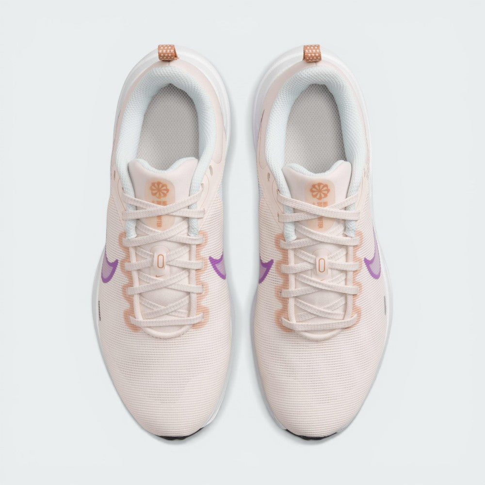 Top-Down View of Pair: Looking down at the Guava Ice lacing system and the breathable mesh forefoot.