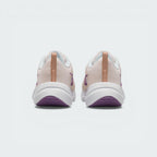 View from Behind Looking at the Heel: Focusing on the Pure Platinum heel counter and the streamlined finish of the midsole.