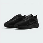 Emphasising the locked-in lightweight silhouette and the professional "Black" colour depth.