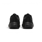 Focuses on the increased foam midsole height and the professional finish of the heel counter.