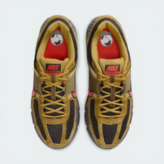 Top-Down View of Pair: Looking down at the technical lacing system and the Bowerman Series graphic on the insole.