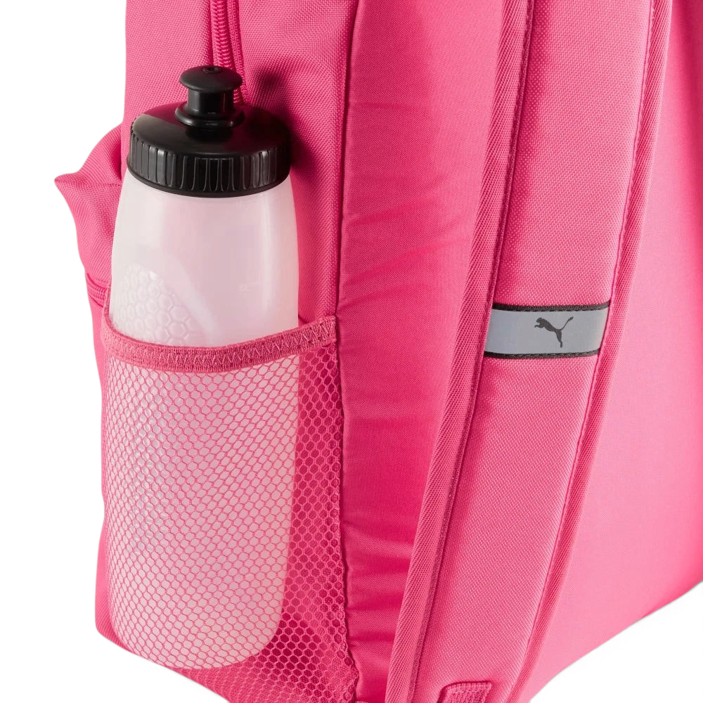 Highlights the high-velocity side mesh pocket and the professional depth of the 14 cm profile.