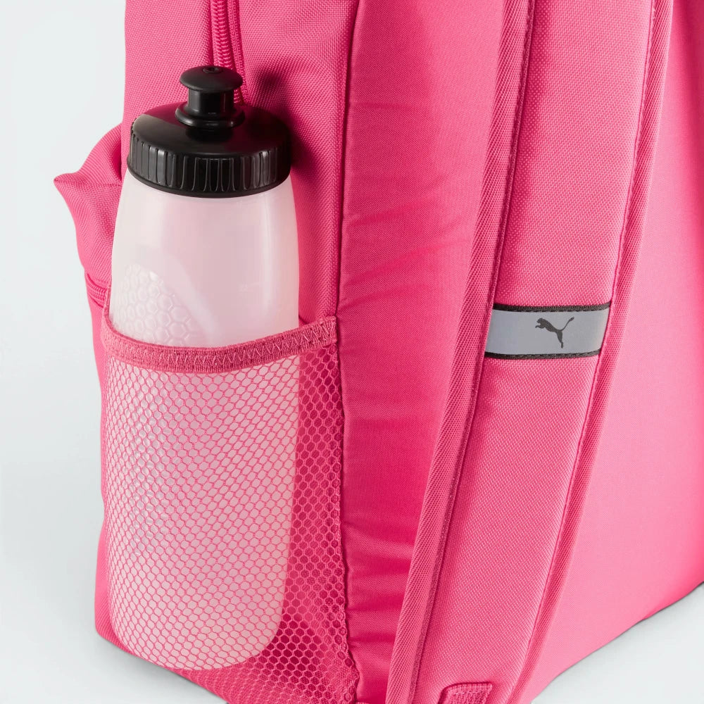 Highlights the high-velocity side mesh pocket and the professional depth of the 14 cm profile.
