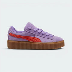Highlights the high-velocity "Burnt Red" Formstrip and the professional depth of the stacked gum sole.
