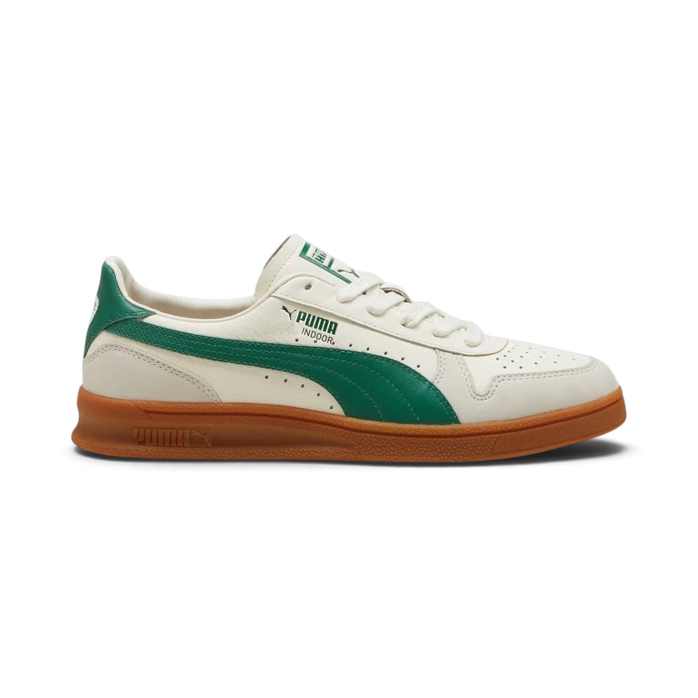 Highlights the high-velocity "PUMA White" Formstrip and the professional depth of the "Frosted Ivory" nubuck.