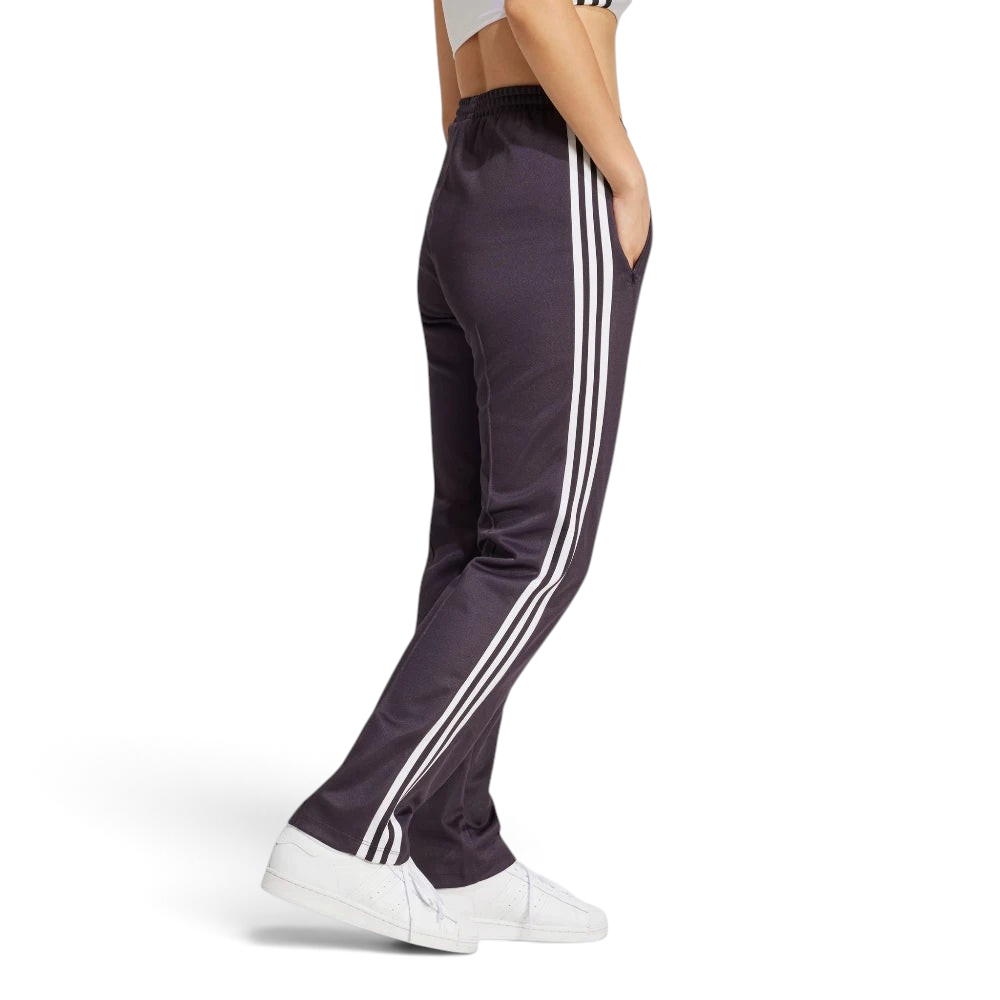 Highlights the high-velocity iridescent "Aurora" 3-Stripes and the professional depth of the black fabric.