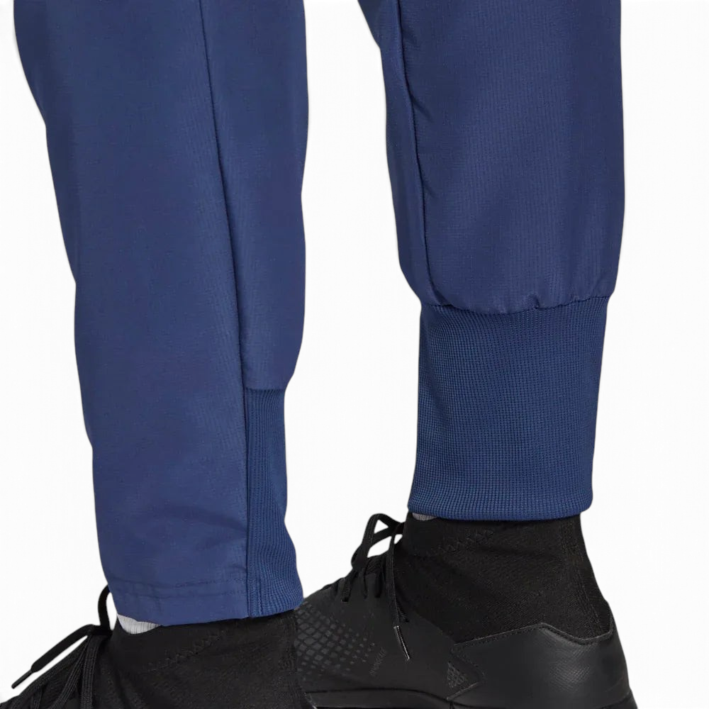 Cuffed ankles on the arsenal track pants