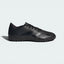Side profile of the Core Black Predator Accuracy, highlighting the textured upper and the white Three Stripes branding.