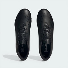 Top-down view of the boots, showcasing the symmetrical lacing system and the streamlined silhouette.
