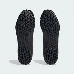 Outsole view of the lug rubber pattern, detailing the multidirectional grip designed for artificial turf.