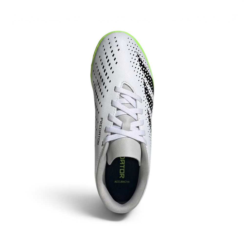 adidas Predator Accuracy.4 Turf Boots Juniors Cloud White IE9444 (UK 4) Secondary image