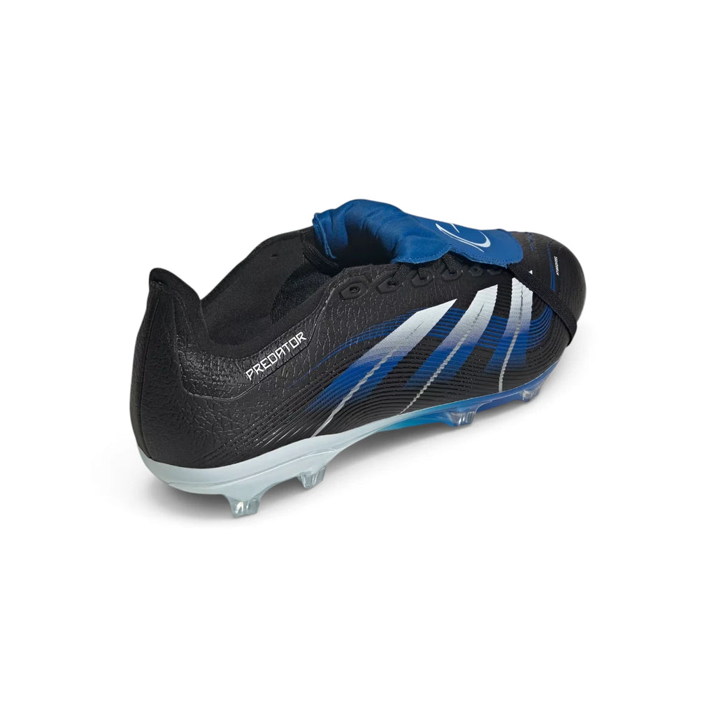 Rear-facing perspective focusing on the contoured heel counter, padded ankle collar, and the clean black heel wrap.