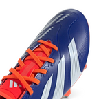 Zoom Looking at the Front of the Shoes and Laces: A close-up of the Strikescale fins and the precision-engineered forefoot texture.