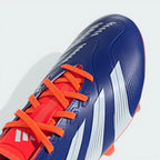Zoom Looking at the Front of the Shoes and Laces: A close-up of the Strikescale fins and the precision-engineered forefoot texture.