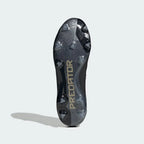 View of the outsole of the Adidas Predator Pro FG men's boots, showing the Controlframe soleplate and hybrid studs for firm ground traction.