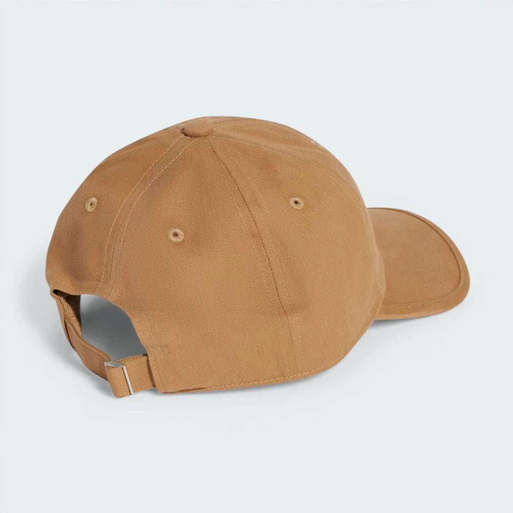 View from behind looking at the closure, showcasing the adjustable D-ring strap and the clean fabric finish.