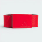 Highlights the high-velocity "Pure Ruby" webbing and the professional finish of the plain weave.