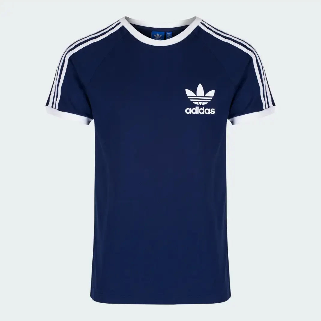 Adidas California Casual T-Shirt Men's Navy Size Small