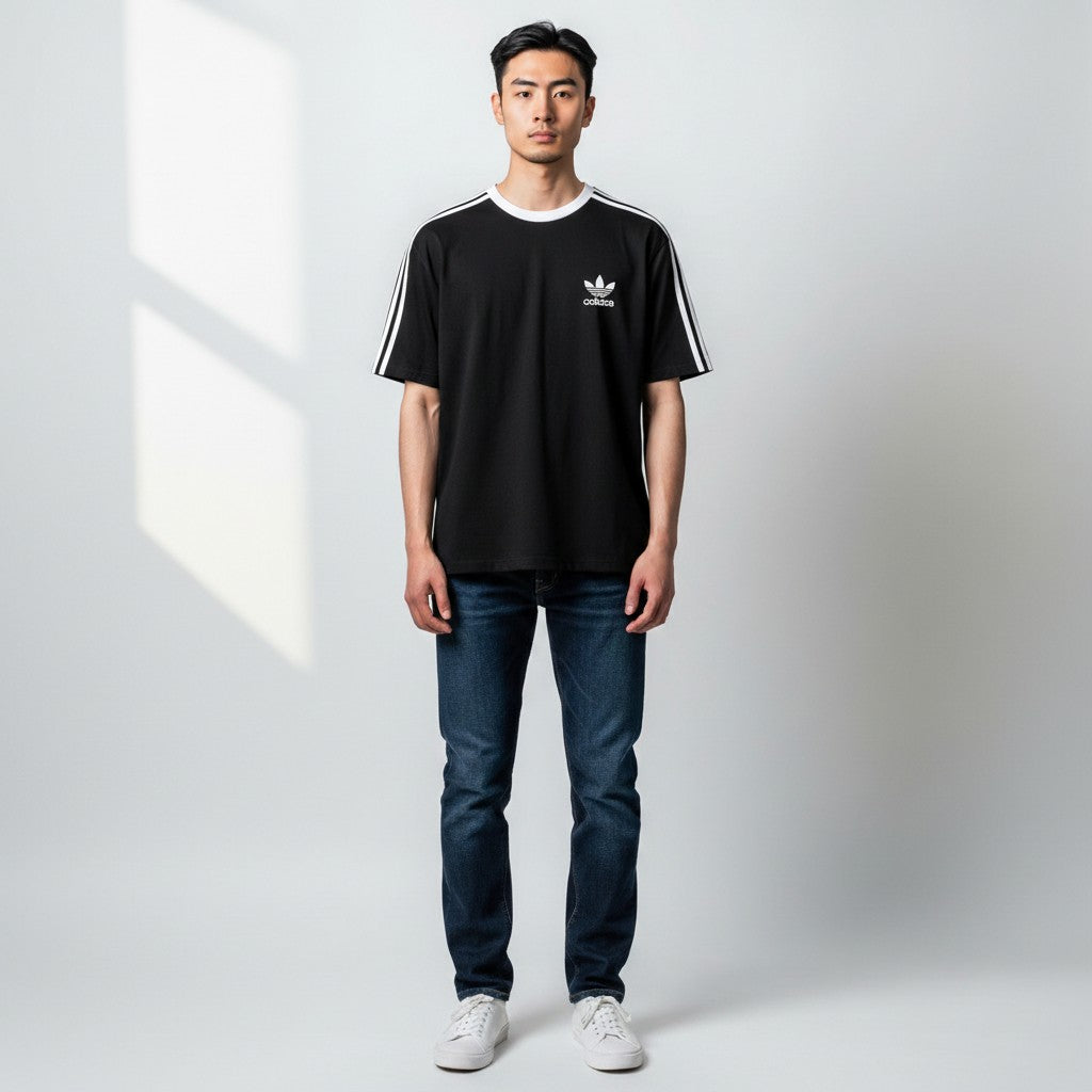 Adidas Originals Sport Essential Tee Black S18423 Size L