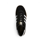 Top view of adidas Hamburg Men's trainers showing laces, tongue branding, and low-cut profile