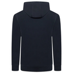Ellesse Toce Overhead Hoodie Men's in black, back view showcasing the plain design and the hood.