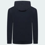 Ellesse Toce Overhead Hoodie Men's in black, back view showcasing the plain design and the hood.