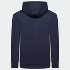 Ellesse Toce Overhead Hoodie Men's in navy, back view showcasing the plain design and the hood.