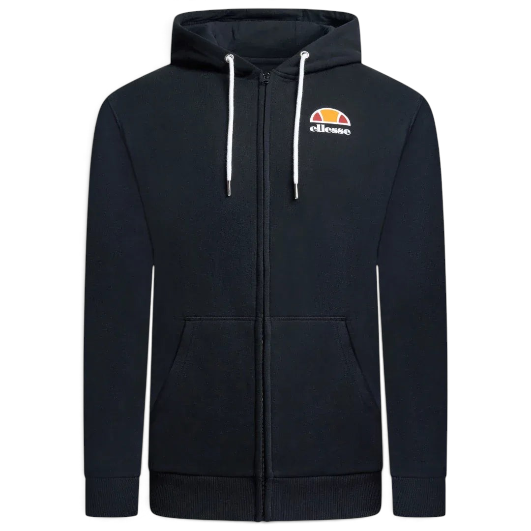 Ellesse Miletto Hoodie Men's Full Zip Fleece Jacket Black Secondary image