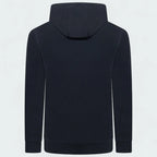 Ellesse Miletto Full-Zip Hoodie Men's in black, back view showcasing the plain design and the hood.