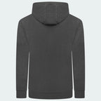 Ellesse Toce Overhead Hoodie Men's in charcoal, back view showcasing the plain design and the hood.