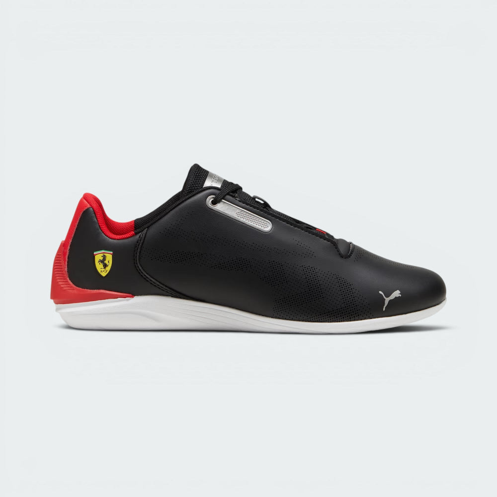 Highlights the high-velocity "Rosso Corsa" accents and the professional Scuderia Ferrari shield.