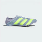 Highlights the aerodynamic silhouette and the professional transition of the Wonder Blue to Lucid Lemon colour gradient.