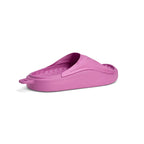 Rear-angle studio shot focusing on the heel loop clip ring, clean sidewall contours, and the supportive heel cup.