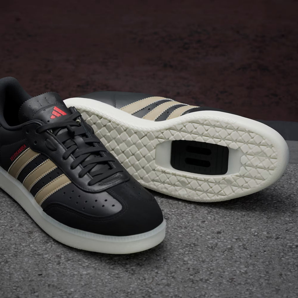 adidas Originals Velosamba Leather Cycling Shoes Core Black IH5214 UK 8