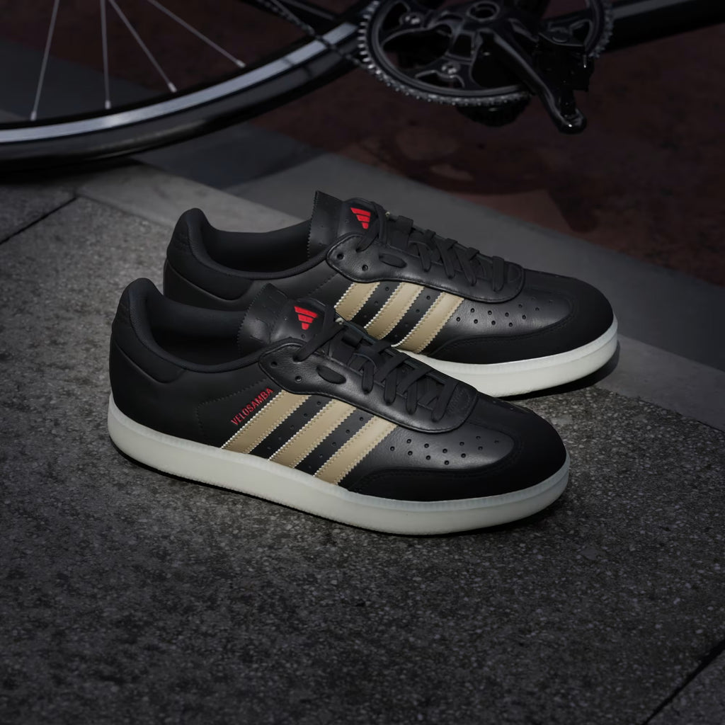 adidas Originals Velosamba Leather Cycling Shoes Core Black IH5214 UK 8