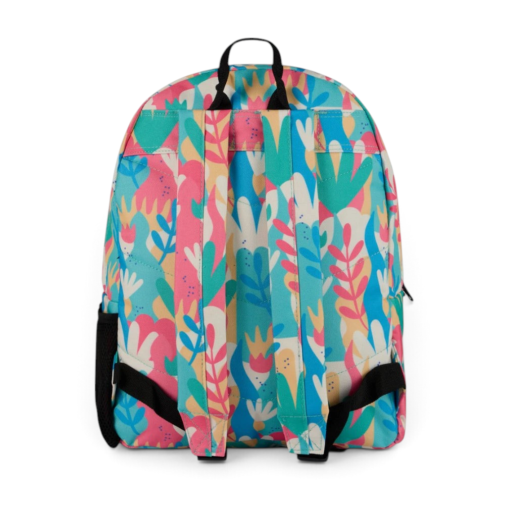 Hype Unisex Multi Pastel Flower Garden Backpack ZSBS-005 Secondary image