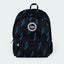 Focuses on the locked-in zip closure and the professional embroidered HYPE. crest against the bolt print.