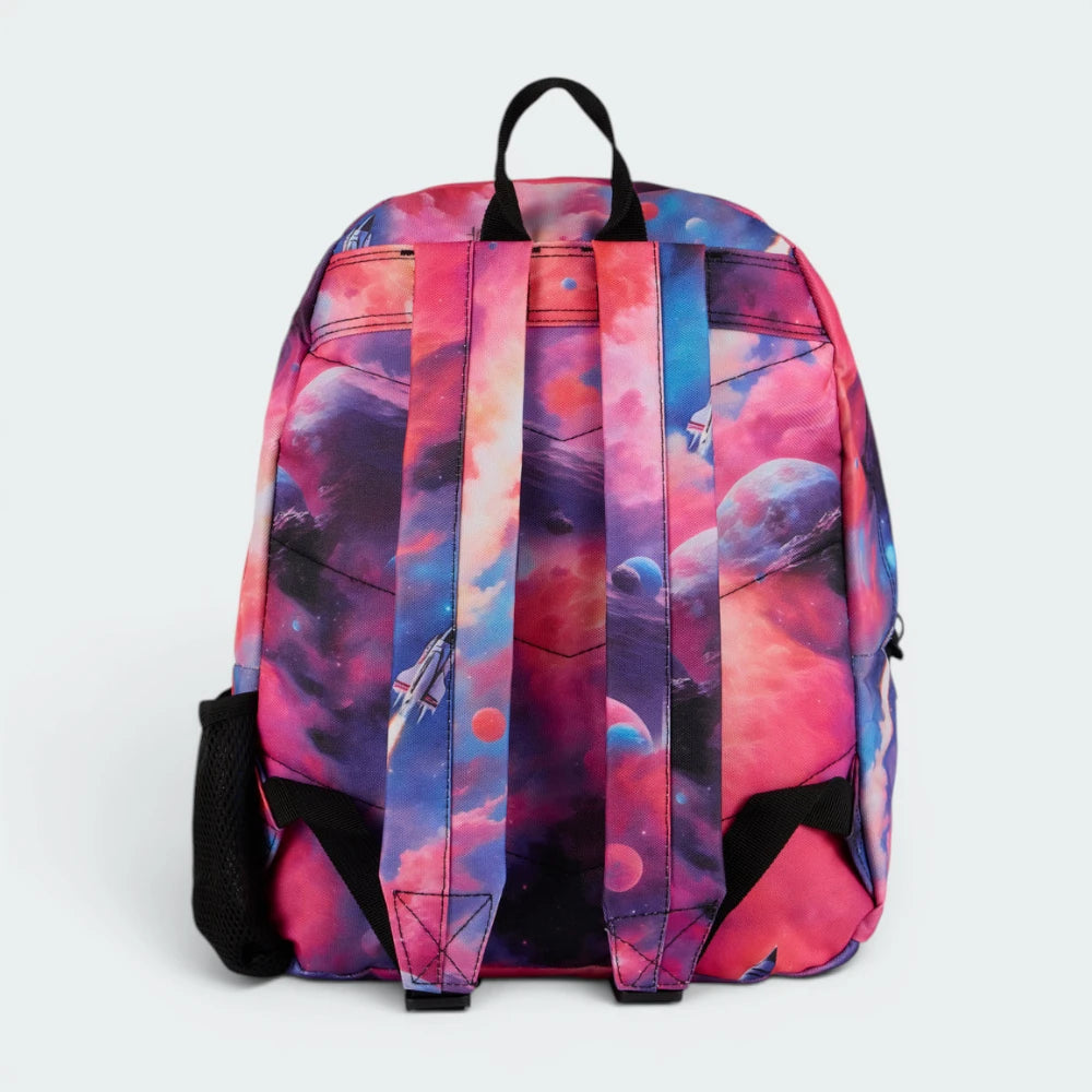 Hype Unisex Multi Pastel Space Launch Backpack ZSBS-018 Secondary image
