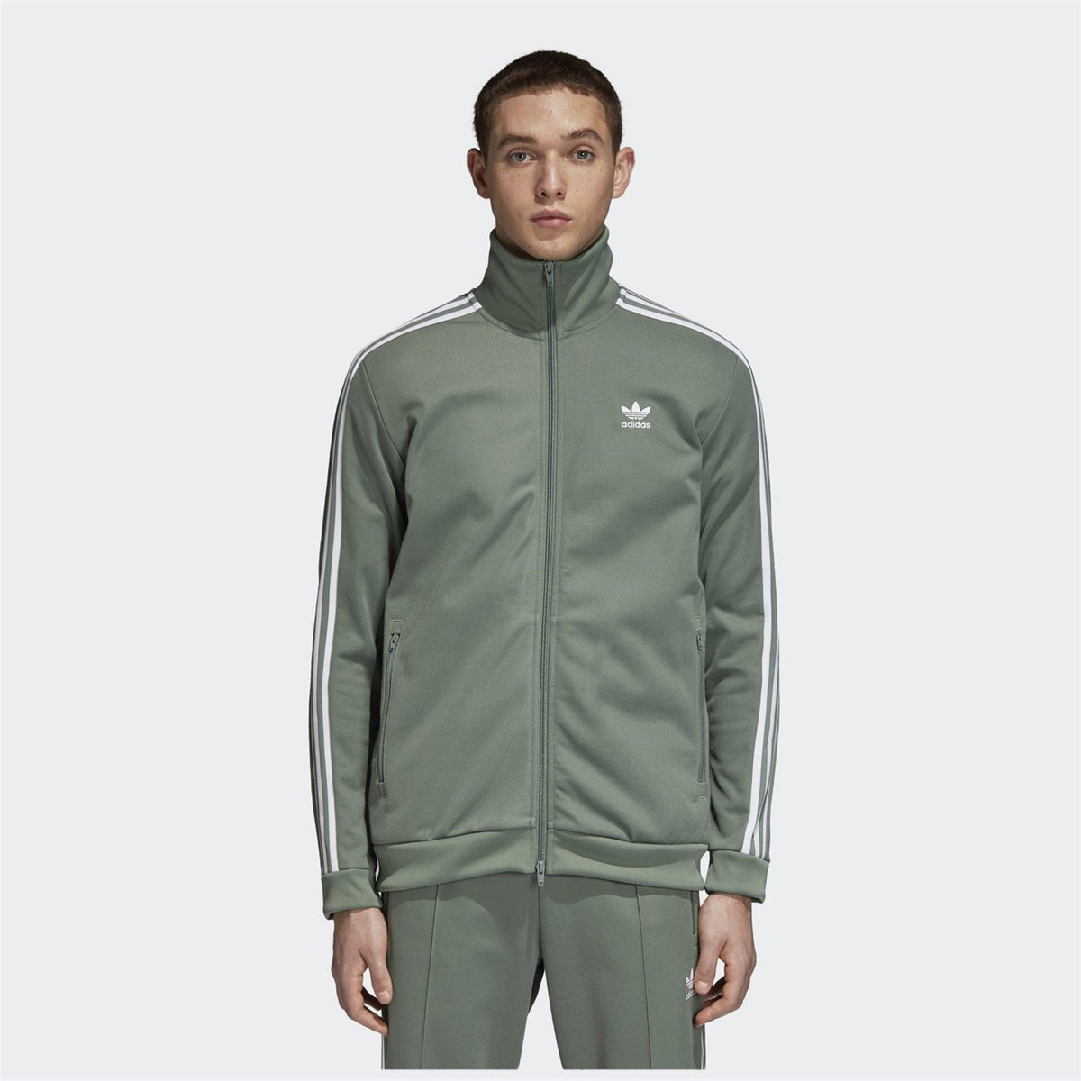 adidas Beckenbauer Track Jacket Men's Trace Green DH5820