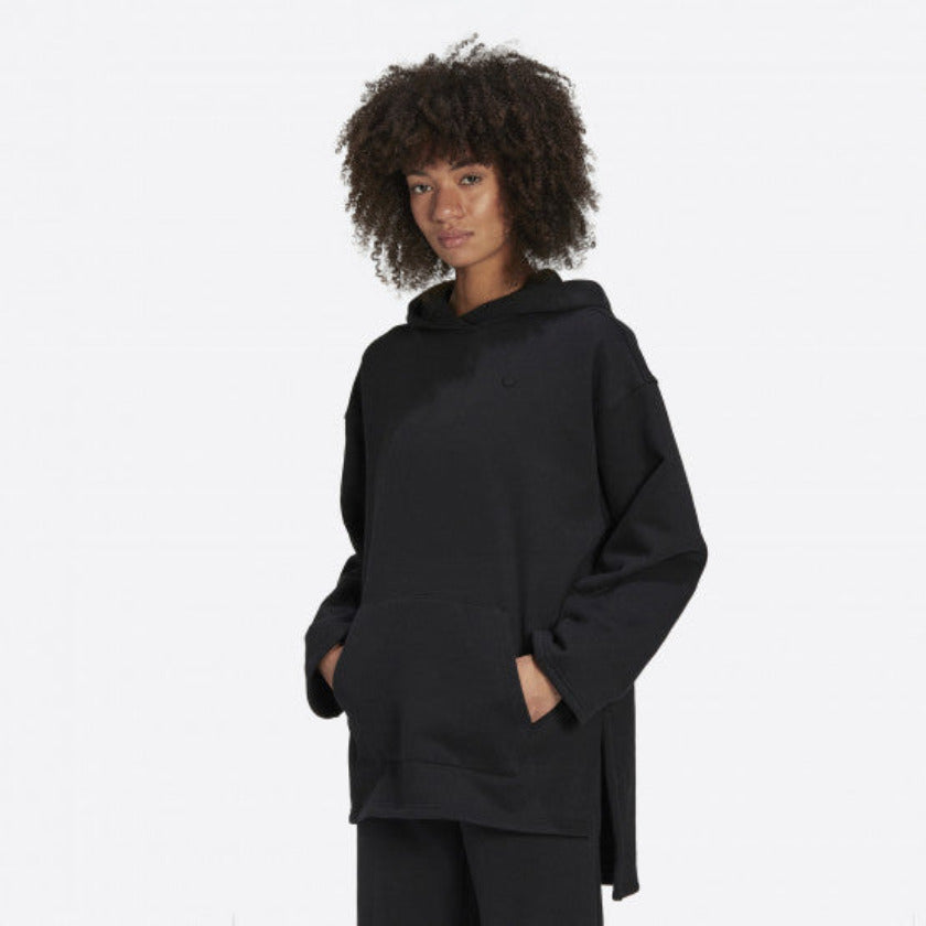 Adidas Women's Adicolor Fleece Hoodie - Black H11400