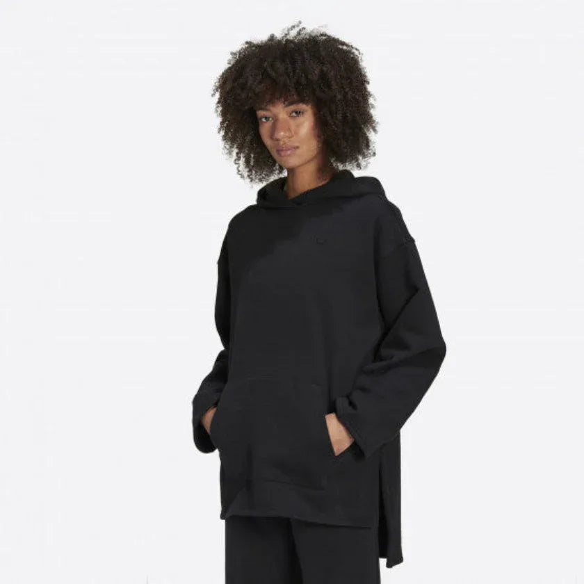 Adidas Women's Adicolor Fleece Hoodie - Black H11400 Main image
