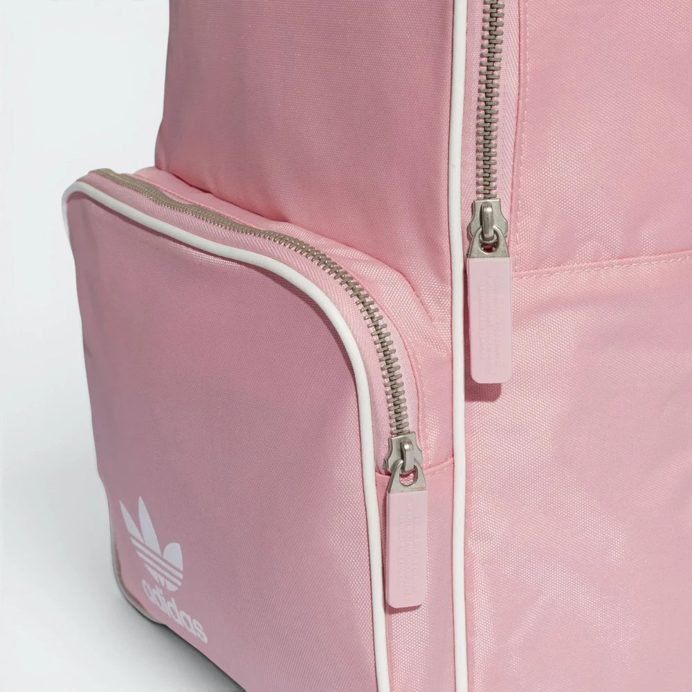 Adidas Originals Adicolor Medium Boxy Pink Backpack Nylon Plain Weave DH4312