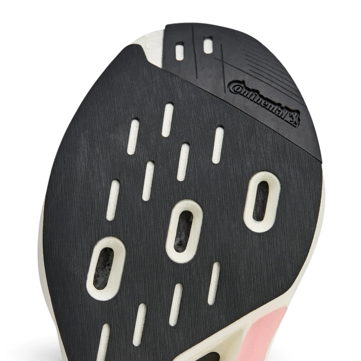 Detailed close-up angle focusing on the textured Lightstrike Pro foam sidewall and the durable Continental rubber outsole tread pattern.