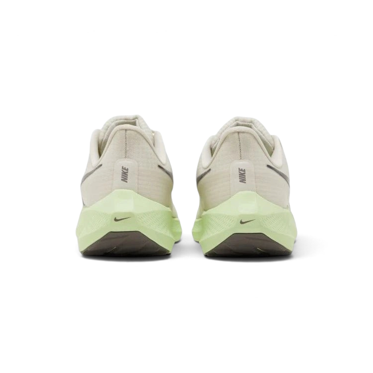 View from Behind Looking at the Heel: Focusing on the streamlined heel shape and the subtle branding on the rear.