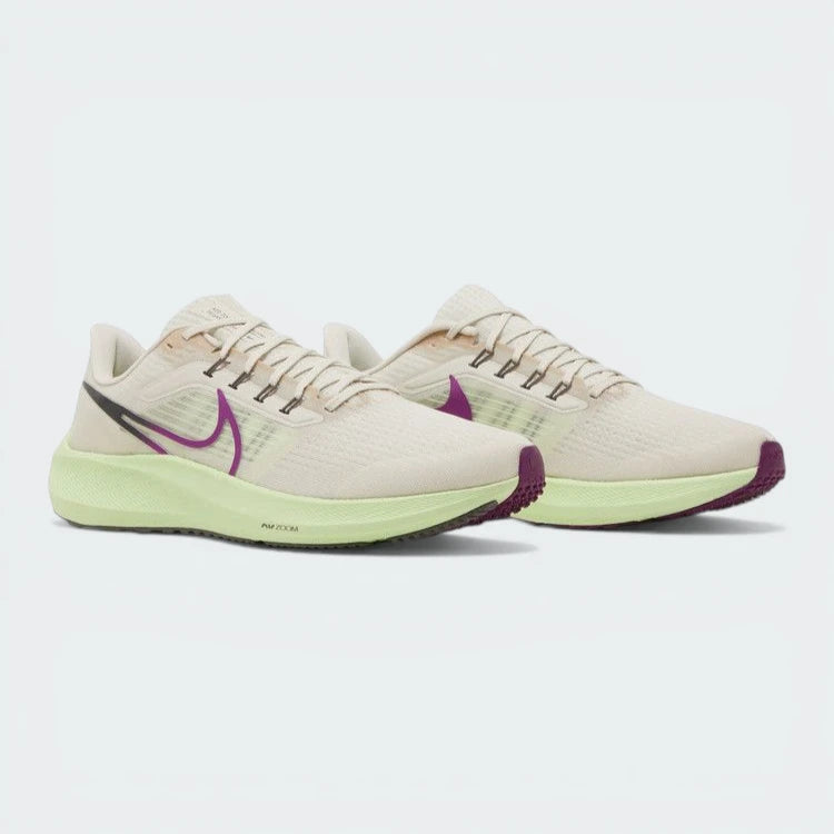 Angle View Showing Both Pair Side by Side: Emphasising the lightweight profile and the earthy, multi-tone colour blocking.