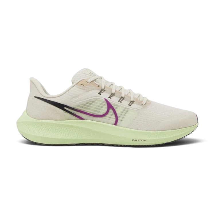 Side Profile Image: The Light Orewood Brown Pegasus 39, highlighting the Red Plum Swoosh and the clean Sail-coloured React midsole. Main image