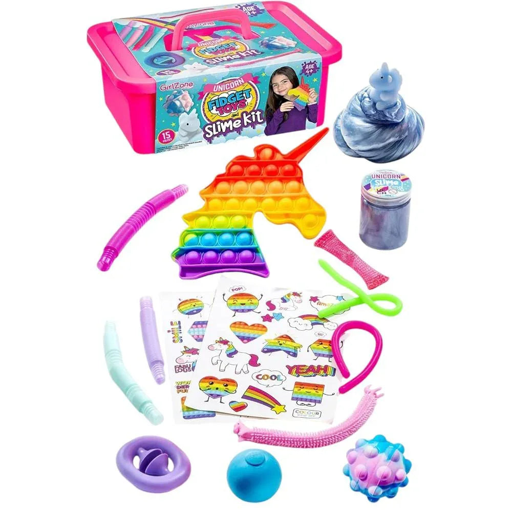 tradesports.co.uk GirlZone Box of 15 Fidgets including Slime Main image
